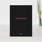 Unicorn Happy Birthday-kaart Kaart (Achterkant)