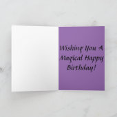 Unicorn Happy Birthday-kaart Kaart (Binnen)
