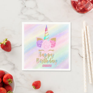 Unicorn Happy Birthday Servet