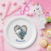 Unicorn Heart Paper Bord (Feest)