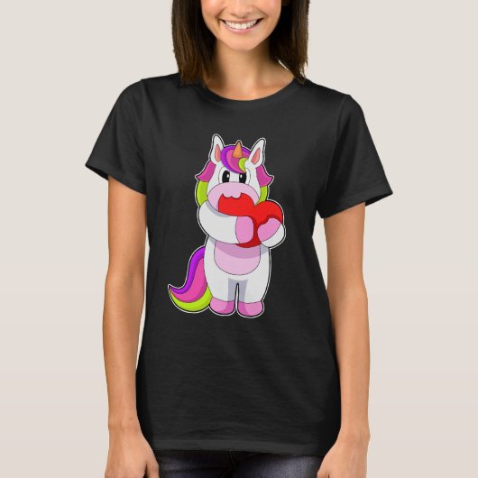 Unicorn Heart T-shirt (Voorkant)