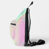 Unicorn holografische glitter sling bag (Rechts)