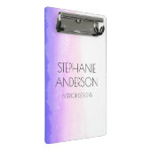 Unicorn Holography Waterverf Abstract Mini Klembord (Schuin)