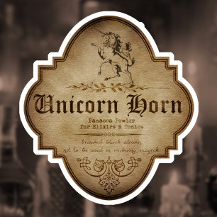 Unicorn Horn Apothecary DC Sticker