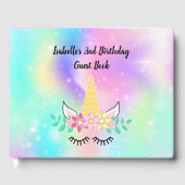 Unicorn Horn Party Livre d'invité (Recto)