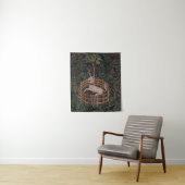 Unicorn Hunt Medieval Art - Unicorn Rests in Garde Wandkleed (In situ)