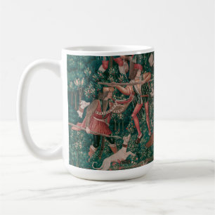Unicorn Hunt Medieval Art - Unicorn verdedigt Hims Koffiemok