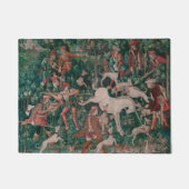 Unicorn Hunt Medieval Art verdedigt zichzelf Deurmat (Voorkant)
