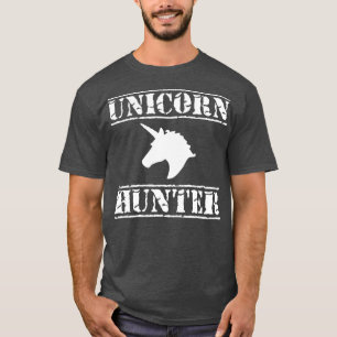Unicorn Hunter Mannen Horse Humor Novelty T-shirt