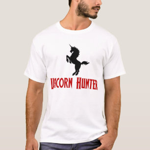 Unicorn Hunter (zwart en rood) T-shirt