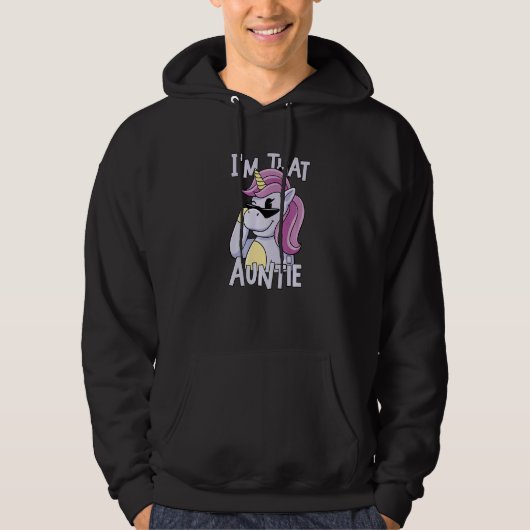Unicorn I am That Auntie Hoodie (Voorkant)
