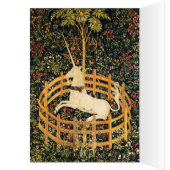 UNICORN IMAGINAIRE GOTHIQUE VERT FLORAL Noël (Intérieur (Gauche))