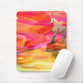Unicorn in de gekleurde woestijn muismat (Met muis)