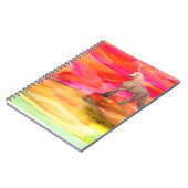 Unicorn in de gekleurde woestijn notitieboek (Linkerzijde)