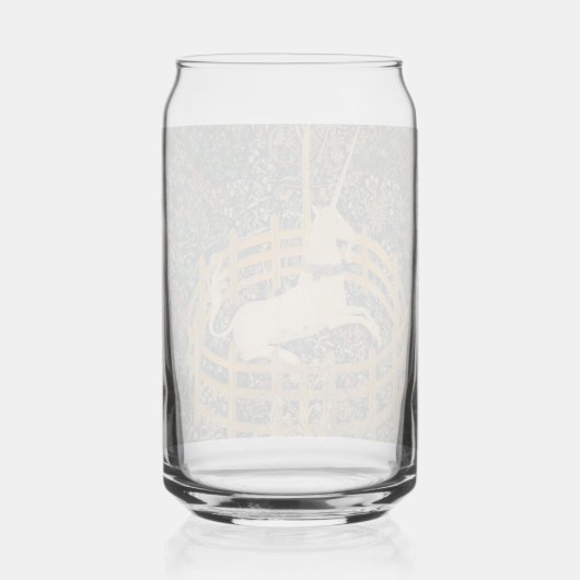 Unicorn in gevangenschap blikvorm glas (Achterkant)