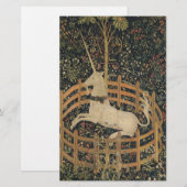 Unicorn in gevangenschap briefpapier (Voorkant / Achterkant)