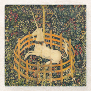 Unicorn in gevangenschap glazen onderzetter