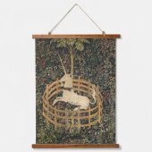 Unicorn in gevangenschap hangend wandkleed (Voorkant)