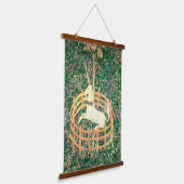 Unicorn in gevangenschap hangend wandkleed (Gebogen)