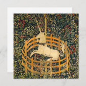 Unicorn in gevangenschap kaart (Voorkant / Achterkant)