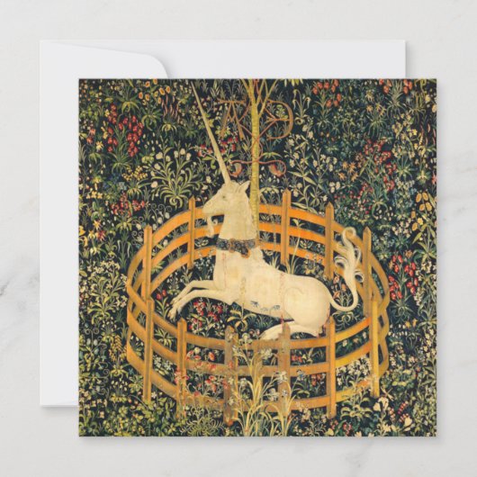 Unicorn in gevangenschap kaart (Voorkant)