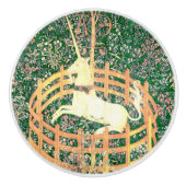 Unicorn in gevangenschap keramische knop (Voorkant)