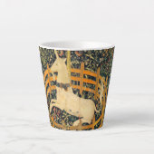 Unicorn in gevangenschap latte mok (Voorkant)