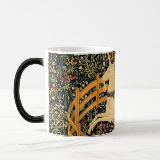 Unicorn in gevangenschap magische mok (Links)