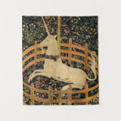 Unicorn in gevangenschap origineel wandkleed (Voorkant)