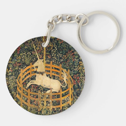 Unicorn in gevangenschap sleutelhanger (Achterkant)