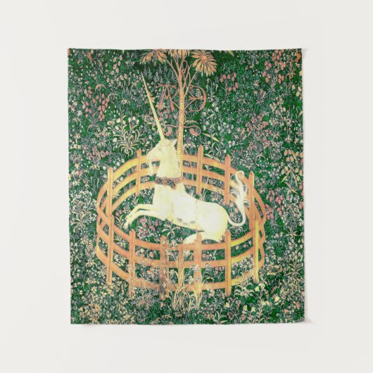 Unicorn in gevangenschap wandkleed (Voorkant)