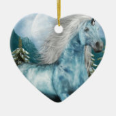 Unicorn in Moonlight Ornament (Voorkant)
