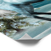 Unicorn in Moonlight Poster (Hoek)