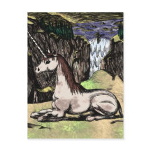 "Unicorn in the Mountains" gekleurd