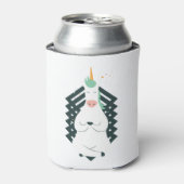 Unicorn in Yoga Pose Blikjeskoeler (Blikje Voorkant)