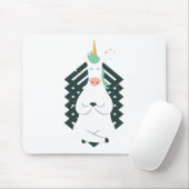 Unicorn in Yoga Pose Muismat (Met muis)