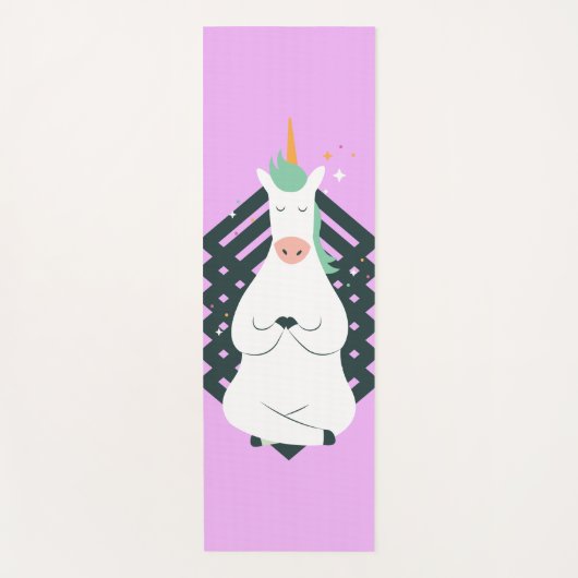 Unicorn in Yoga Pose Yogamat (Voorkant)