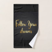 Unicorn Inspirerend modern script Bad Handdoek (Handdoek)