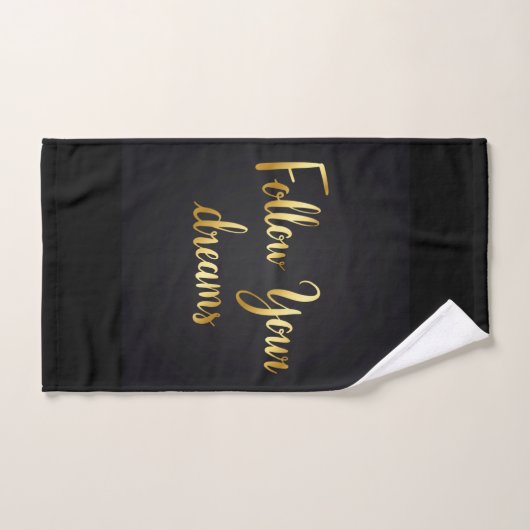 Unicorn Inspirerend modern script Bad Handdoek (Handdoek)
