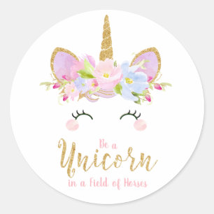 Unicorn Inspirerend Sticker Labels Favors Gift