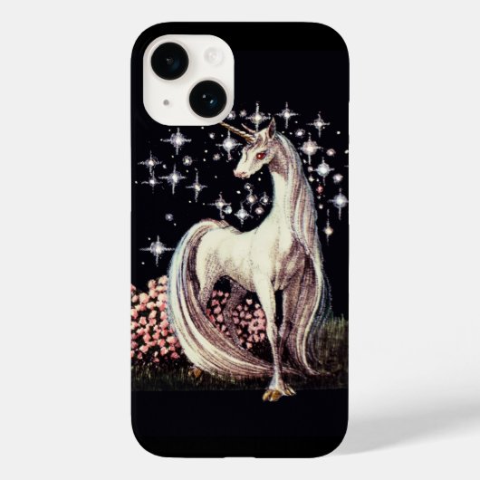 Unicorn iPhone 14 Hoesje (Achterkant)