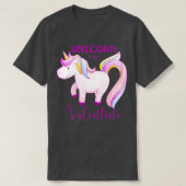 Unicorn is mijn actieve valentijn t-shirt (Design voorkant)