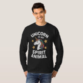 Unicorn is Mijn Geest Dier T-shirt (Voorkant volledig)