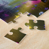 Unicorn Jigzaag Puzzle Legpuzzel (Zijkant)