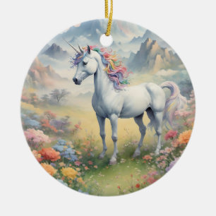 Unicorn Keramisch Ornament