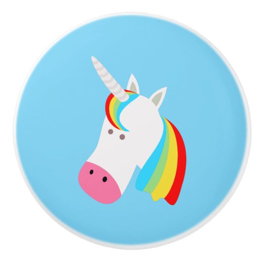 Unicorn Keramische Knop (Voorkant)