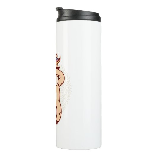 unicorn kerstmis thermosbeker (Geroteerd rechts)