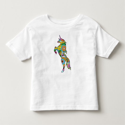 Unicorn kinder kinder shirts (Voorkant)