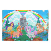 Unicorn kinder klooster kussensloop (Achterkant)