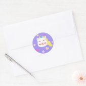Unicorn kinder tekening sticker (Envelop)